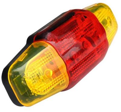 China Red / Yellow LED Bicycle Tail Light For Safety Riding Water Resistant Durable for sale