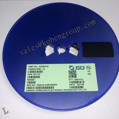 Chine BZX84C24 diodes Zener 24V 0.35W à vendre