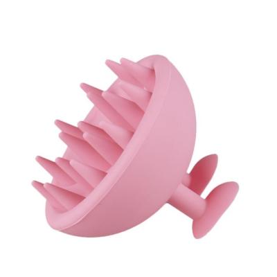 China Silicine Silicone Scalp Massager Shampoo Brush for sale