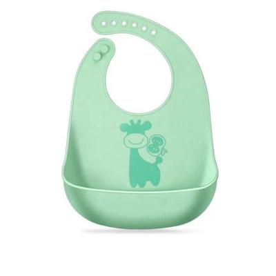 China Factory Direct Sale Baby Care Product BPA Free Silicone Waterproof Bibs For Babies for sale