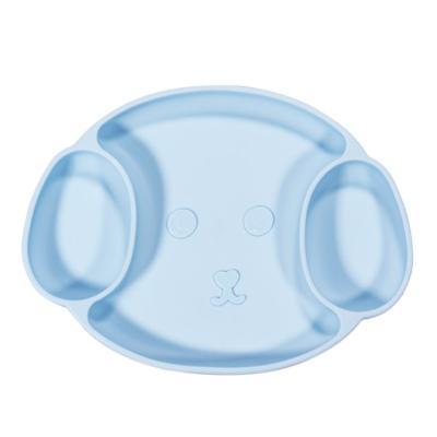 China BPA Free Waterproof Kids Silicone Puppy Suction Dish Food Grade BPA Free Bowl For Baby for sale