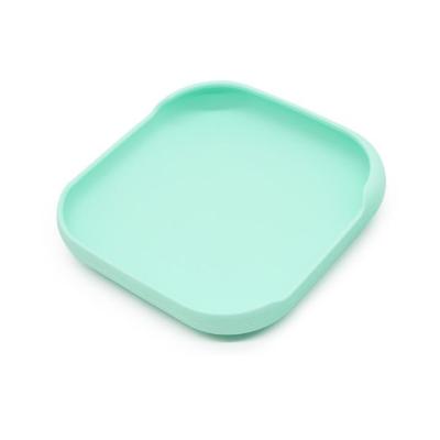 China Wholesale BPA Free Silicone Suction Dish Comes With Soft Spoon for sale