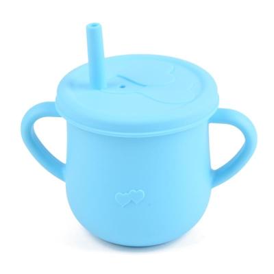 China BPA Free Silicone Cup Bpa Free Training Silicone Baby Sippy Cup for sale