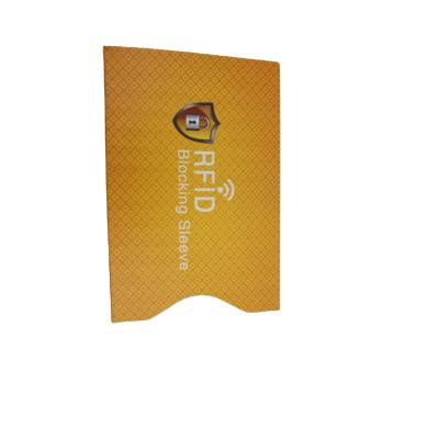 China Waterproof / Waterproof Anti - Theft RFID Card Sleeve toProtect Credit Card Debit Card for sale