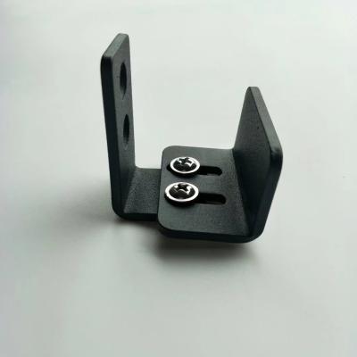 China Easy Installation Modern Style Wall Mounted Swing Slotted Stopper For Metal Barn Door Accessories for sale