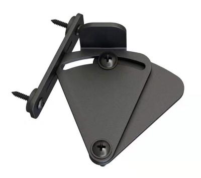 China Easy installation high quality sliding barn door black latch is carbon steel lock for sale