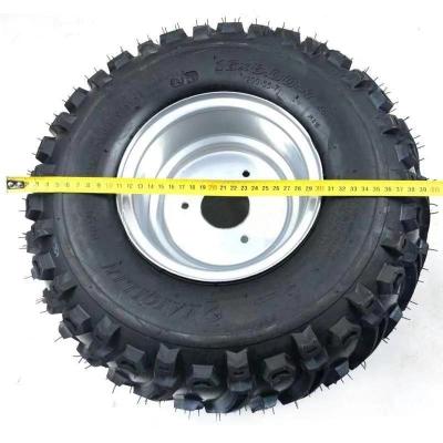 China Weather Resistant 4X4 ATV Tires Go Kart Wheels 16X8-7 25X1 45% 55% Material for sale