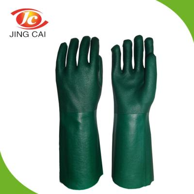 China Acid Alkali Resistance 40cm Verde Guantes Seguridad Para Invierno Trabajo for sale