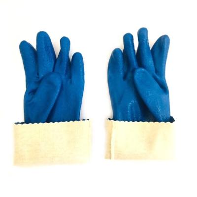 China China Anti Slip Blue Nitrile Gloves / Nitrile Gloves Malaysia for sale