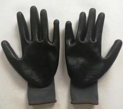 China Surface Anti-Slip Nitrile Foam Coated Construction Glove for sale