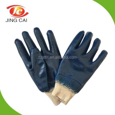 China Oil Resistant Oil Resistant Blue Nitrile Fully Coated Working Glove Singlet Liner Glove Manufacturers Online for sale