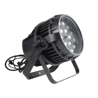 China 18pcs 15W RGBW LED Outdoor Buzz Par Strobe/Wash Light 25 Degree High Brightness Concert Wash Lighting for sale