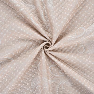 China Simple Sustainable Jersey Fabric Lightweight Comfortable Beige Color Fabric For Home Bedding for sale