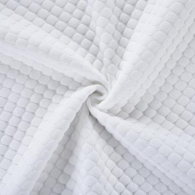 China 350gsm Durable Antistatic 3% Polyester Fabric Polyester Knit Spandex Blanket Bedding Fabric for sale