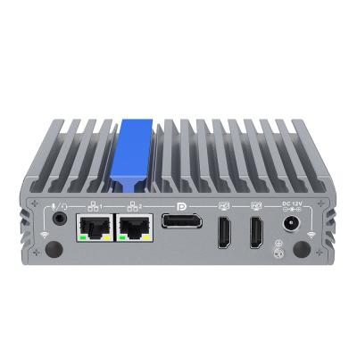 China J3710 Triple Display 2 HDMI DP Dual Lan Mini Pc For Digital Signage for sale