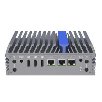 China 12a geração Core I3 I5 I7 DDR5 RAM M.2 NVME SSD 2.5G Lan Fanless Mini PC à venda