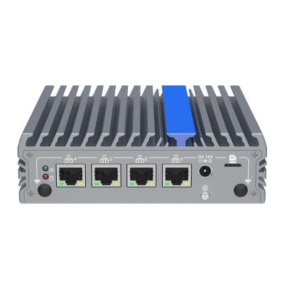 China N100 Firewall Micro Mini PC 4 Lan Fanless Pfsense Router Te koop