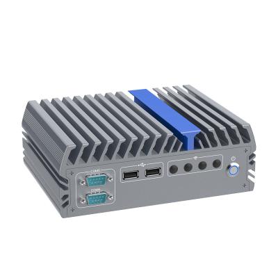 China Intel N100 Rugged Industrial PC 6 USB 6 COM Wall Mounted Computer for sale