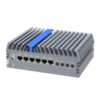 China Firewall PC 6 Lan Ports Fanless Mini PC Firewall Router Pfsense for sale