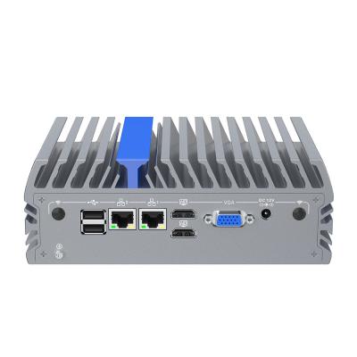 China Mini Fanless Box Computer with 4 Cores and Intel N100 Processor for sale