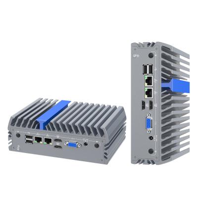 China N100 Mini Computer 2 Lan 2 USB 2.0 VESA Mount For Programming for sale