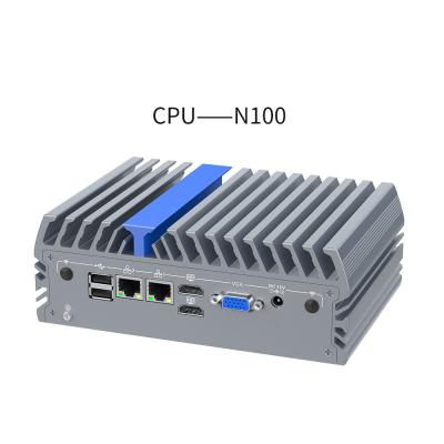 China Mini Educational PC Two Ethernet Ports 2 HDMI 1 VGA Triple Display for sale