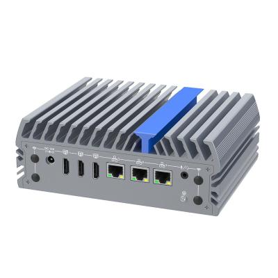 China Industrial Fanless Computer 12th Intel Core I7 Mini PC Without Fan for sale