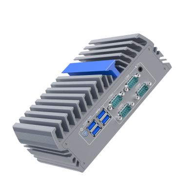 China 12th Gen J6412 Fanless Industrial Computer Dual Lan Dual RS232 for sale