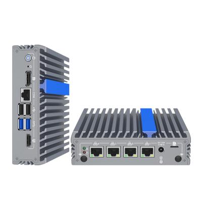 China Pfsense Mini PC With 4 Intel 2.5G LAN Ubuntu Mini PC for sale