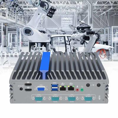 China Industrial Fanless Computer DDR4 Ram M.2 SSD For CNC Laser Control System for sale