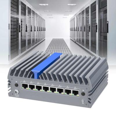 Κίνα Δύο DDR5 M.2 SSD 1 RJ45 COM Firewall 8 Θύρες δικτύου Gigabit προς πώληση