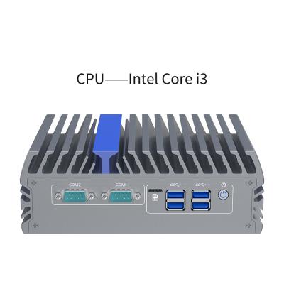 China Industrial Box PC i3 1215U12th Gen Performance Triple 4K HDM para automação à venda