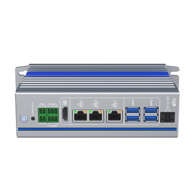 China Fanless Box PC 12th Gen N100 Mini PC Windows 11 With 2 RS485 COM for sale