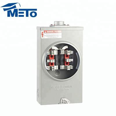 China Commercial / Residential I Single Phase 20amp Single Phase Meter Socket Meter Base for sale