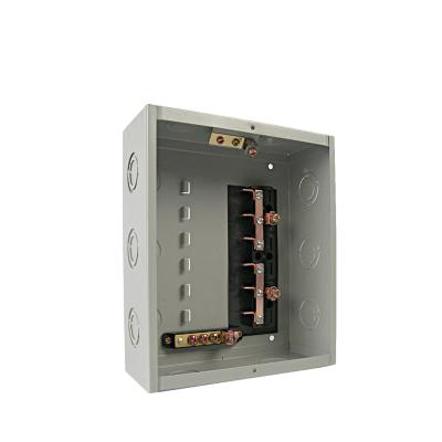 China For 2017 6way circuit breaker newest design 125a fitted economic plug-in type load centers electric power panelboard for sale