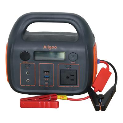 China portable generator 220v battery 266wh jump starter battery power bank portable generator L285*W178*H263(mm) for sale