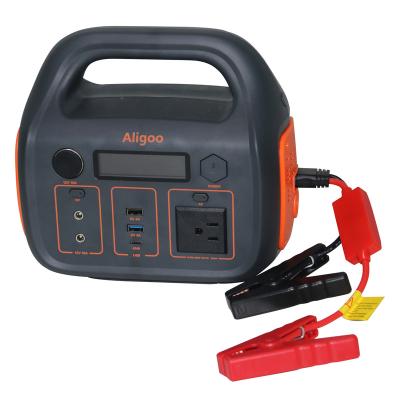 China 110V/220V266Wh fast charging support Aligoo energy storage portable power supply, with car start function, used for outdoor travel medical aid for sale