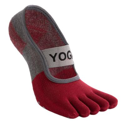 China Cotton 2023 new yoga socks female professional anti-slip dance socks pilates socks exercise body silicone anti-slip for sale