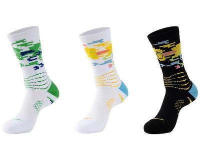 China Breathable Basketball socks, breathable and sweat absorbing sports long socks, thickened soles, anti slip and anti wear professional socks for sale