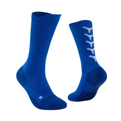 China Breathable Customized anti slip adhesive football training socks, towel bottom, short tube, thickened professional sports socks for sale