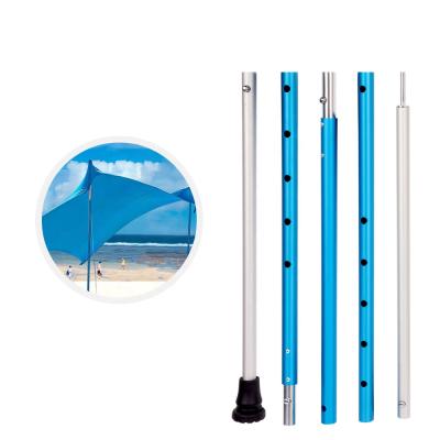 China Telescoping Aluminum Camping Tarp Poles Tarp And Tent Adjustable Lightweight Poles for sale