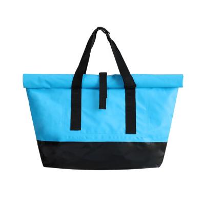 Κίνα 50L Insulated PVC Dry Bag Top-Handle For Bulk Large Swimming Beach Gym Shoulder Tote Bag προς πώληση