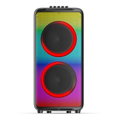 China Video Appeal Luxury AV 2021 New Arrive Dual 6.5 Inch Party Speaker With Flame Light for sale