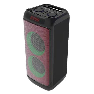 China Video Call 2021 New Arrive Dual 6.5inch Speaker With Light AUX, Usb, NFC, Audio Line for sale