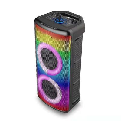 China 2021 Bluetooth speaker sound box party box speaker 2021 Bluetooth call TWS video outdoor waterproof karaoke speaker portable flame led lightweight blutooth for sale