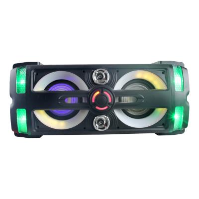 China Karaoke Visual Wireless Super Bass BT Call DJ Party Portable Speaker with Tooh Speakers Horn Remote Control Blue Speakers for sale