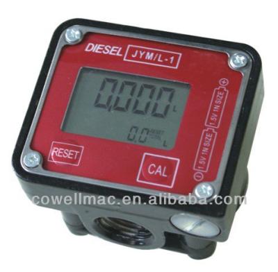 China JYM/L-1 High Accuracy Electronic Mini Diesel Oil Oval Speed ​​Flow Meter for sale