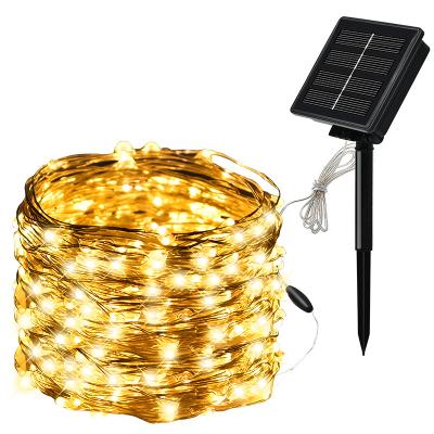 China Others 30M 30 60 LED Solar Fairy Lights String Light Waterproof Outdoor Solar Power Christmas Garden LED Lamp Holiday Decoration for sale