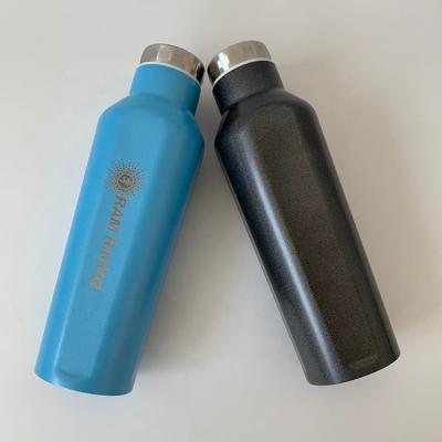 China 2022 Newest Design Business Sports Water Bottle 16oz 500ml 304 Stainless Steel Vacuum Thermos Flask Portable for sale