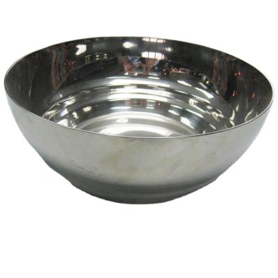 China 100% Sustainable Custom Hotel Universal Spice Bowl 304 Stainless Steel Serving Bowls For Salad /Soup/Vegetable/ Fruit for sale